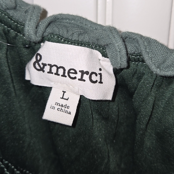 &merci green flowy dress - Picture 2 of 3